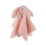 Blush Bunny Rabbit Plush Security Blanket Snuggler