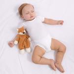 Yellow Fox Plush Security Blanket for Infants