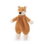 Yellow Fox Plush Security Blanket for Infants