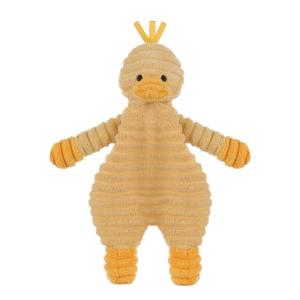 Apricot Lamb Corduroy Duck Baby Lovey Blanket