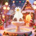 Apricot Lamb Daisy Soft Lovey Security Blanket