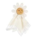 Apricot Lamb Daisy Soft Lovey Security Blanket