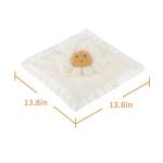 Apricot Lamb Daisy Soft Lovey Security Blanket