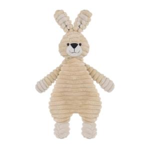 Apricot Lamb Corduroy Bunny Security Blanket for Babies