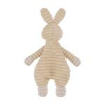 Apricot Lamb Corduroy Bunny Security Blanket for Babies