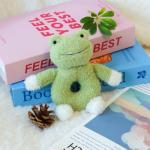 Apricot Lamb Frog Plush Rattle Toy for Babies