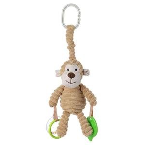 Apricot Lamb Plush Monkey Teething Toy 8.5 Inches