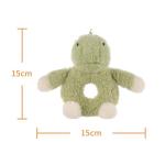 Apricot Lamb Dinosaur Plush Rattle Toy for Babies