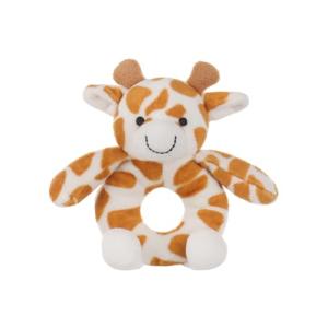 Yellow Giraffe Plush Rattle Toy for Babies