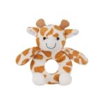 Yellow Giraffe Plush Rattle Toy for Babies