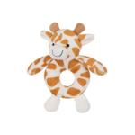 Yellow Giraffe Plush Rattle Toy for Babies