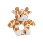 Yellow Giraffe Plush Rattle Toy for Babies