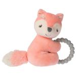 Sweet-n-Sassy Fox Baby Rattle and Teether