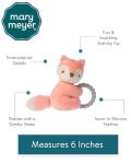 Sweet-n-Sassy Fox Baby Rattle and Teether
