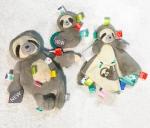 Molasses Sloth Sensory Stuffed Animal Rattle