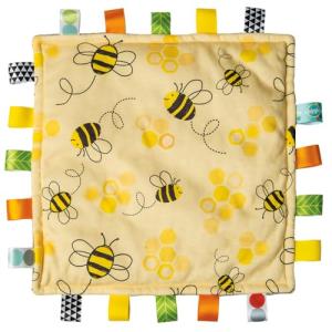 Bumble Bee Taggies Baby Security Blanket with Tags