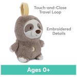 GUND Lil’ Luvs On The Go Sloth Plush Toy