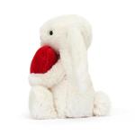 Jellycat Bashful Red Heart Bunny Plush Toy