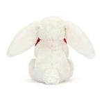 Jellycat Bashful Red Heart Bunny Plush Toy