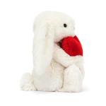 Jellycat Bashful Red Heart Bunny Plush Toy