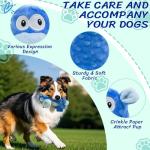 Squeaky Plush Dog Toy - Blue Hippo