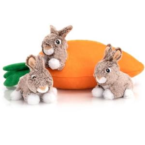 Interactive Squeaky Hide and Seek Dog Toy