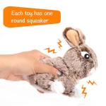 Interactive Squeaky Hide and Seek Dog Toy