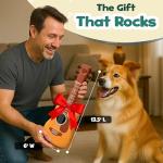 Cute Acoustic Guitar Dog Toy with Squeaker