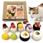 Woolbuddy Sushi Cat Toy Set – 9 Cute Toys