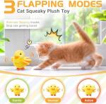 Interactive Rechargeable Flapping Duck Cat Toy