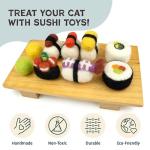 Woolbuddy Sushi Cat Toy Set – 9 Cute Toys