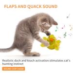 Interactive Rechargeable Flapping Duck Cat Toy