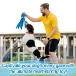 Blue Octopus Squeaky Dog Toy for Small Pets