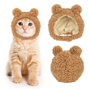 Cute Cat Costume Bear Hat for Small Dogs