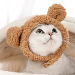 Cute Cat Costume Bear Hat for Small Dogs
