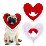 Cute Heart-Shaped Halloween Hat for Pets