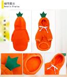 Cute Fruit Dog Hoodie for Winter Wear