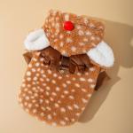 Cute Fluffy Christmas Reindeer Costume for Dogs