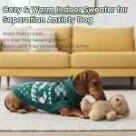 Christmas Dachshund Sweater Pullover for Small Dogs