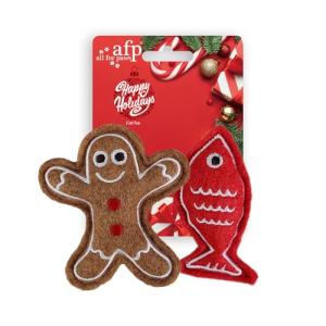 Cat Christmas Toys with Natural Catnip for Kittens