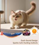 Interactive Cat Kicker Toy with Catnip and Crinkle
