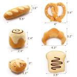 CiyvoLyeen Catnip Bread Toys for Kittens - 6 Pack