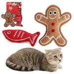 Cat Christmas Toys with Natural Catnip for Kittens