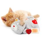 Heartbeat Cat Plush Toy – Calming Companion for Pets