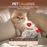 Heartbeat Cat Plush Toy – Calming Companion for Pets