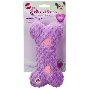 Warm Hug Bone Plush Dog Toy with Lavender