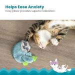 Purr Pillow Snoozin' Sloth Plush Cat Toy