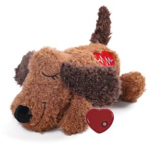 Heartbeat Plush Dog Toy for Puppy Anxiety Relief