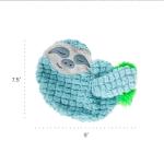 Purr Pillow Snoozin' Sloth Plush Cat Toy
