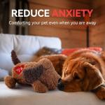 Heartbeat Plush Dog Toy for Puppy Anxiety Relief